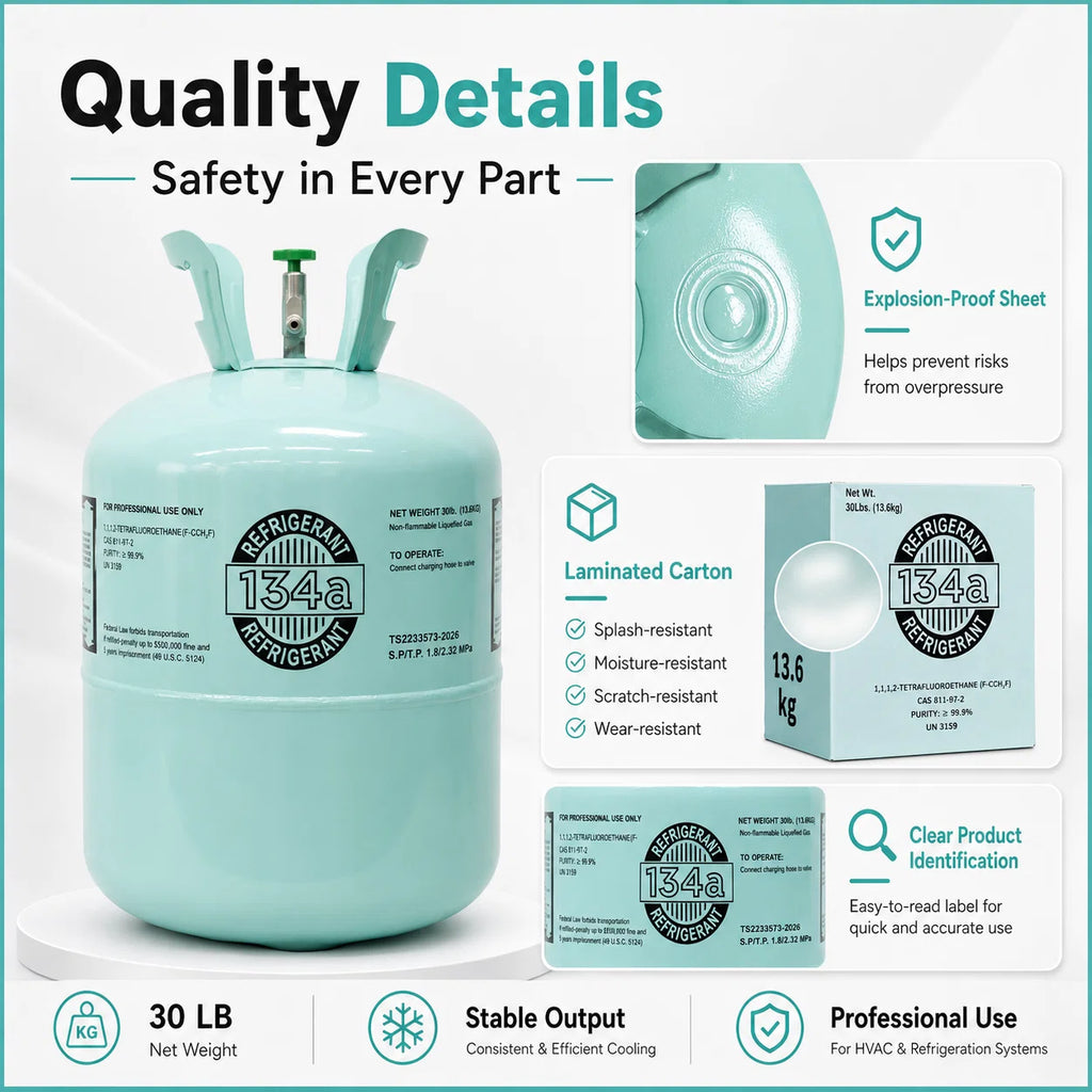 30LBS R134a Refrigerant