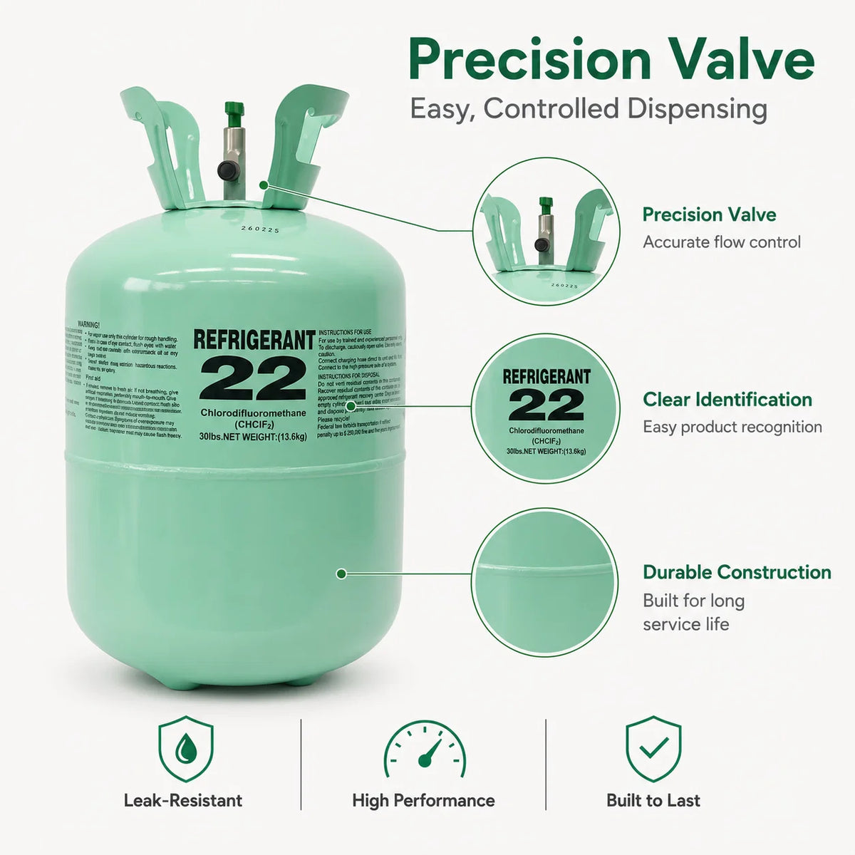 30LBS R22 Refrigerant