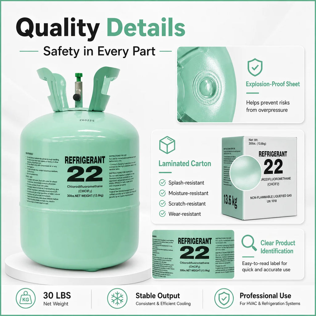 30LBS R22 Refrigerant