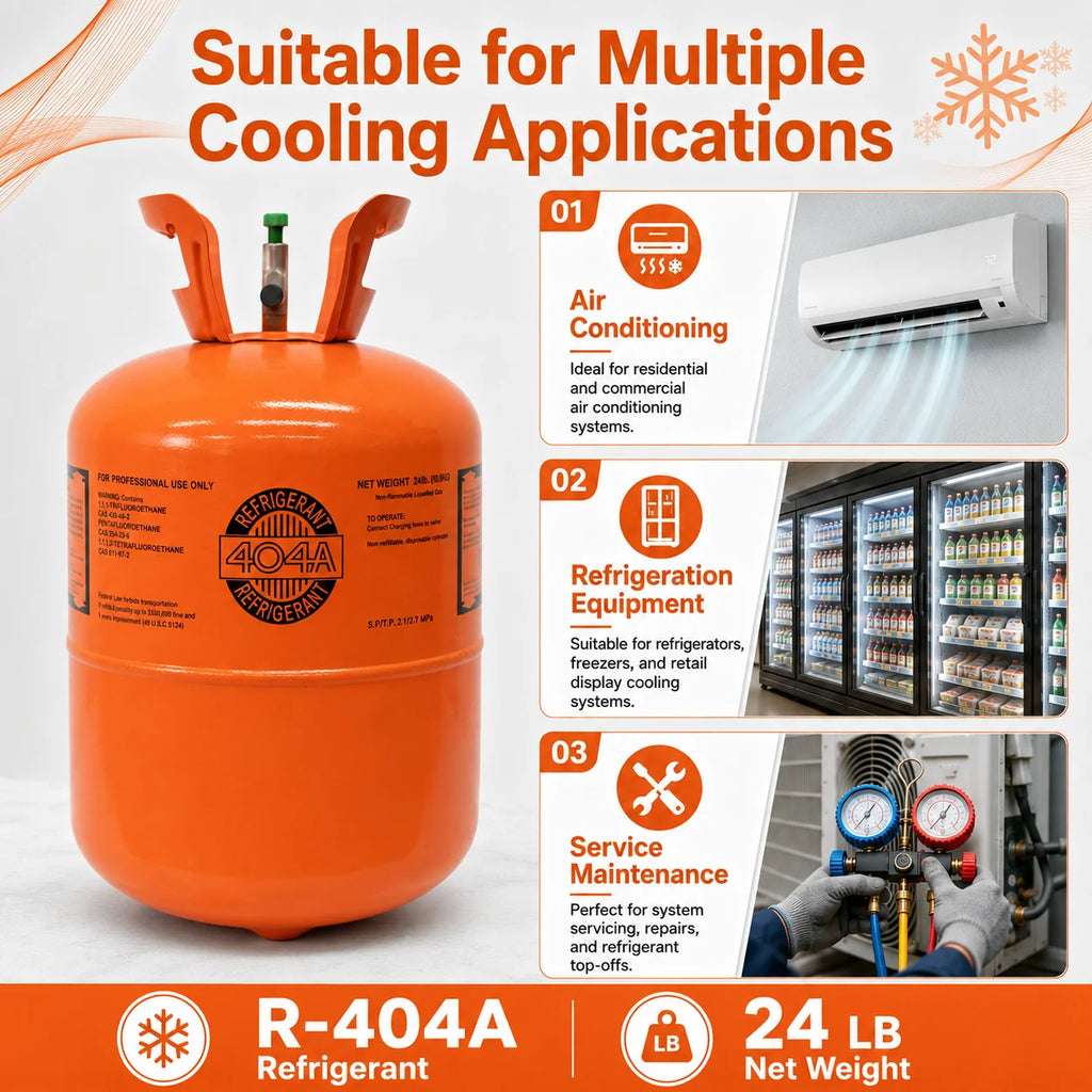 24LBS R404A Refrigerant