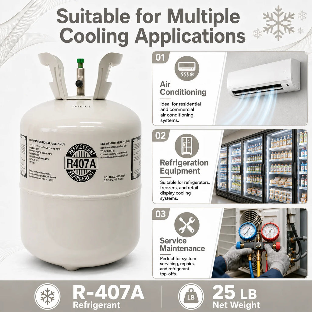 25LBS R407A Refrigerant