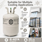 25LBS R407A Refrigerant