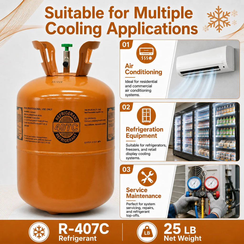 25LBS R407C Refrigerant